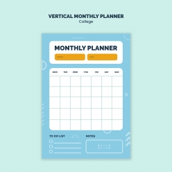 大学生月计划表格PSD分层素材