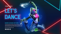 酷炫街舞舞蹈海报横幅设计