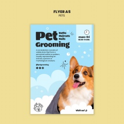 可爱宠物店传单PSD分层素材