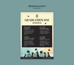 毕业季活动项目时间安排表PS素材