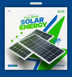 太阳能电板折扣主图PS素材