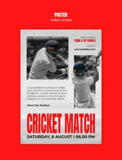 棒球运动活动海报排版设计素材