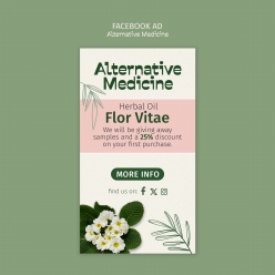 医药护肤产品广告宣传PSD模板