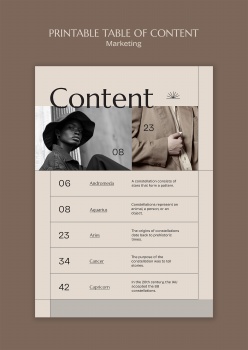 服饰主题市场营销传单设计素材