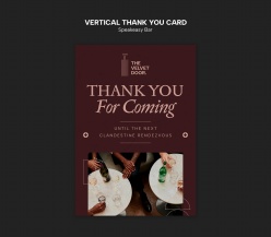 地下酒吧主题感谢卡ps素材