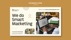 智能营销广告横幅PSD素材