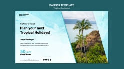 旅行时光主题banner设计