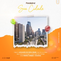 城市建筑风格宣传主图设计