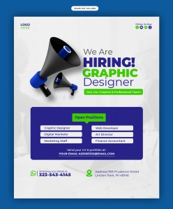 企业招聘海报设计源文件素材