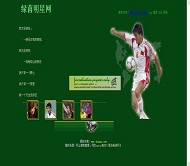 绿茵明星模板HTML