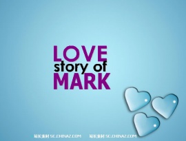 爱的故事PPT模板