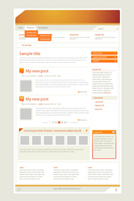 blogic博客Joomla模板