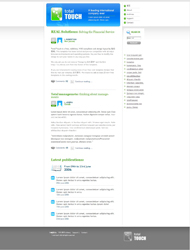 淡蓝博客网页模板下载