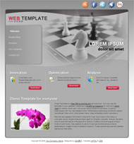 灰色商务CSS网页模板