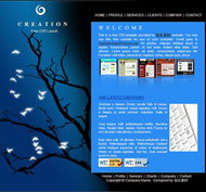 创造艺术CSS网页模板