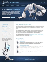 高新技术CSS网页模板