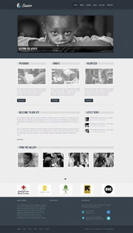 慈善机构HTML5网页模板