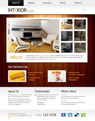 家居设计CSS网页模板