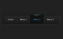 css3黑色酷炫导航