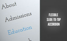 jq+css3下拉滑动选项卡