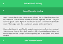 CSS3响应式垂直手风琴展开收缩特效