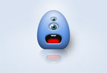 CSS3绘制怪物表情动画特效