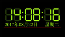 LED电子屏数字时钟JS代码