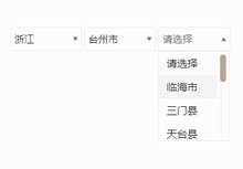 jQuery下拉框三级联动插件