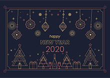 2020新年快乐主题动画特效