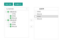 jQuery双向选择穿梭框代码