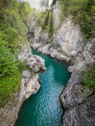 德国峡谷山水风景图片