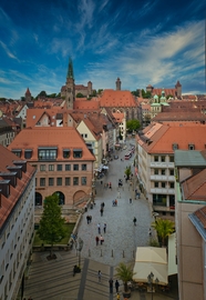 德国纽伦堡城市景观图片