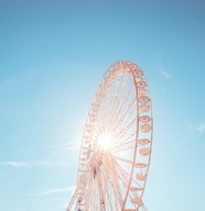 唯美小清新摩天轮图片