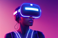 虚拟现实VR技术机器人图片
