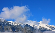 甘特里施自然公园雪域高山图片