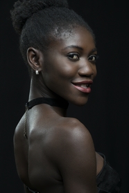 非洲黑人美女肖像摄影图片