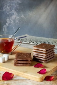 下午茶巧克力饼干图片