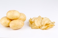 土豆和薯片图片