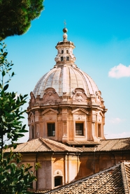 意大利梵蒂冈圆顶建筑摄影图片