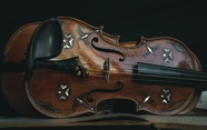 古董小提琴弦乐器图片