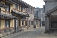 历史古城街道街景建筑图片