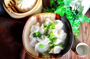 中国汤包云吞美食图片