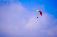 高空滑翔伞极限运动图片