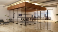 可视化玻璃会议室装修效果图