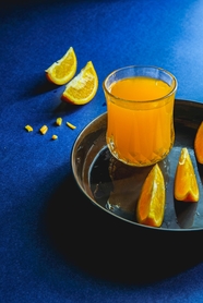 鲜榨橙汁饮品图片