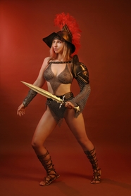 性感美女cosplay角斗士人体摄影图片