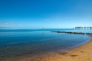夏日波罗的海海滩风光摄影图片