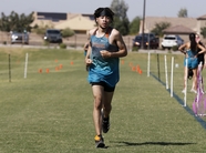 男子长跑比赛运动员摄影图片