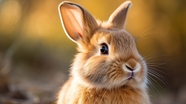 可爱小肥兔摄影图片