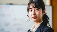 日本职场商务女性肖像摄影图片